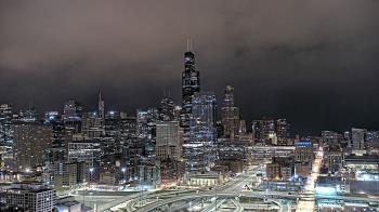 Weather camera view of UIC - University of Illinois Chicago.