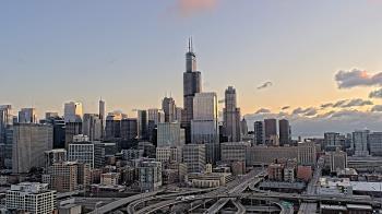 Weather camera view of UIC - University of Illinois Chicago.