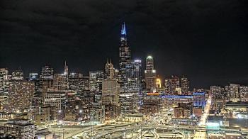 Weather camera view of UIC - University of Illinois Chicago.