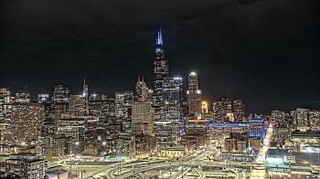 Weather camera view of UIC - University of Illinois Chicago.