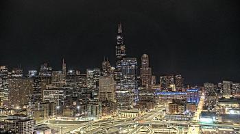 Weather camera view of UIC - University of Illinois Chicago.