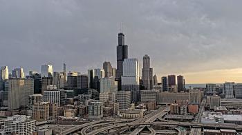 Weather camera view of UIC - University of Illinois Chicago.