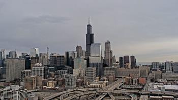 Weather camera view of UIC - University of Illinois Chicago.