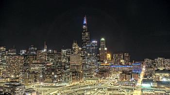 Weather camera view of UIC - University of Illinois Chicago.