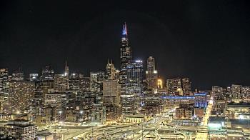 Weather camera view of UIC - University of Illinois Chicago.