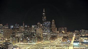 Weather camera view of UIC - University of Illinois Chicago.