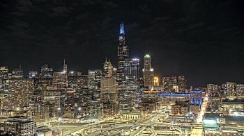 Weather camera view of UIC - University of Illinois Chicago.