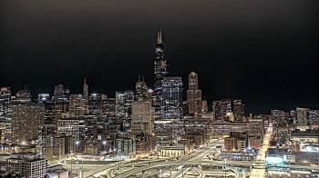 Weather camera view of UIC - University of Illinois Chicago.