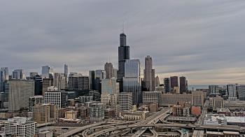 Weather camera view of UIC - University of Illinois Chicago.