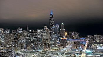 Weather camera view of UIC - University of Illinois Chicago.