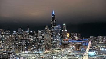 Weather camera view of UIC - University of Illinois Chicago.