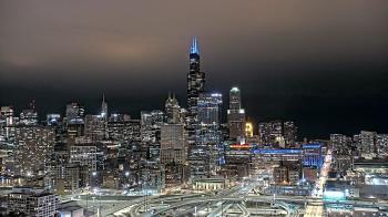 Weather camera view of UIC - University of Illinois Chicago.