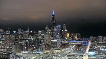 Weather camera view of UIC - University of Illinois Chicago.