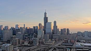 Weather camera view of UIC - University of Illinois Chicago.