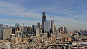 Weather camera view of UIC - University of Illinois Chicago.