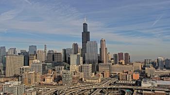 Weather camera view of UIC - University of Illinois Chicago.