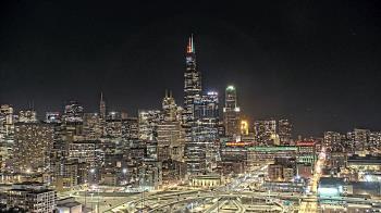 Weather camera view of UIC - University of Illinois Chicago.