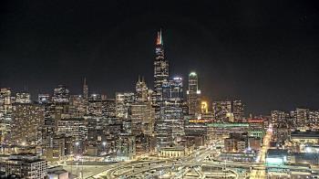 Weather camera view of UIC - University of Illinois Chicago.