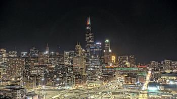 Weather camera view of UIC - University of Illinois Chicago.