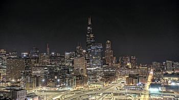 Weather camera view of UIC - University of Illinois Chicago.