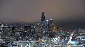 Weather camera view of UIC - University of Illinois Chicago.