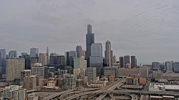 Weather camera view of UIC - University of Illinois Chicago.