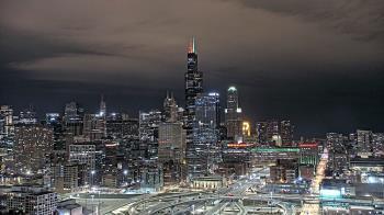 Weather camera view of UIC - University of Illinois Chicago.