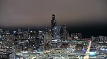 Weather camera view of UIC - University of Illinois Chicago.