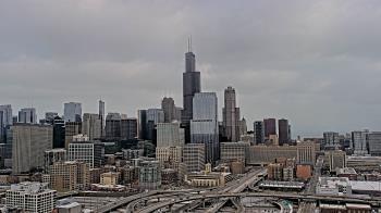 Weather camera view of UIC - University of Illinois Chicago.