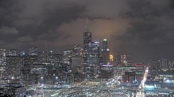 Weather camera view of UIC - University of Illinois Chicago.