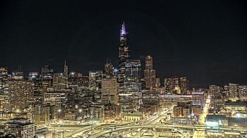 Weather camera view of UIC - University of Illinois Chicago.