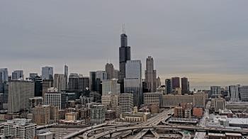 Weather camera view of UIC - University of Illinois Chicago.