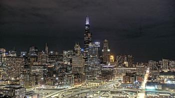 Weather camera view of UIC - University of Illinois Chicago.
