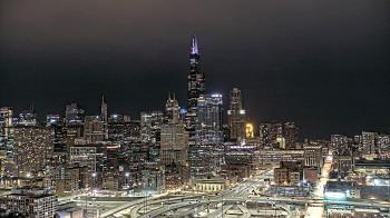 Weather camera view of UIC - University of Illinois Chicago.