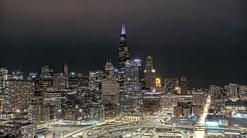 Weather camera view of UIC - University of Illinois Chicago.