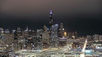 Weather camera view of UIC - University of Illinois Chicago.