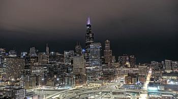 Weather camera view of UIC - University of Illinois Chicago.