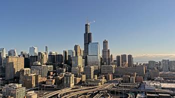 Weather camera view of UIC - University of Illinois Chicago.