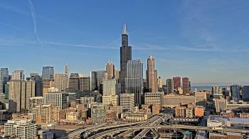 Weather camera view of UIC - University of Illinois Chicago.