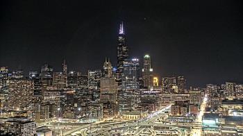 Weather camera view of UIC - University of Illinois Chicago.