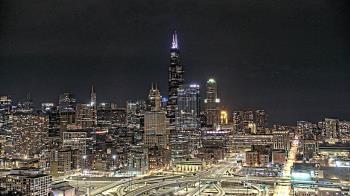 Weather camera view of UIC - University of Illinois Chicago.