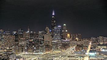 Weather camera view of UIC - University of Illinois Chicago.