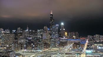 Weather camera view of UIC - University of Illinois Chicago.