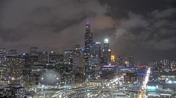 Weather camera view of UIC - University of Illinois Chicago.