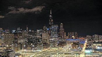 Weather camera view of UIC - University of Illinois Chicago.