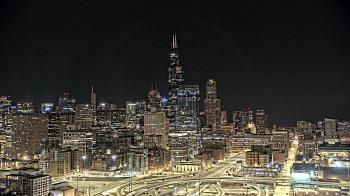 Weather camera view of UIC - University of Illinois Chicago.