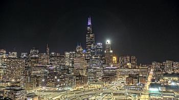 Weather camera view of UIC - University of Illinois Chicago.