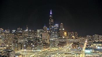 Weather camera view of UIC - University of Illinois Chicago.