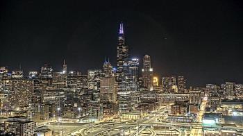 Weather camera view of UIC - University of Illinois Chicago.