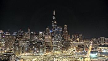 Weather camera view of UIC - University of Illinois Chicago.